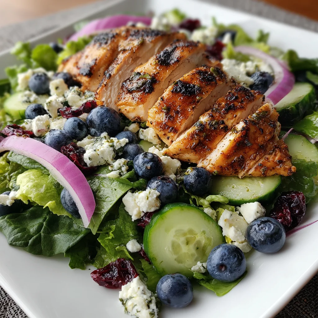 Chicken Blueberry Feta Salad: A Refreshing Meal Awaits!