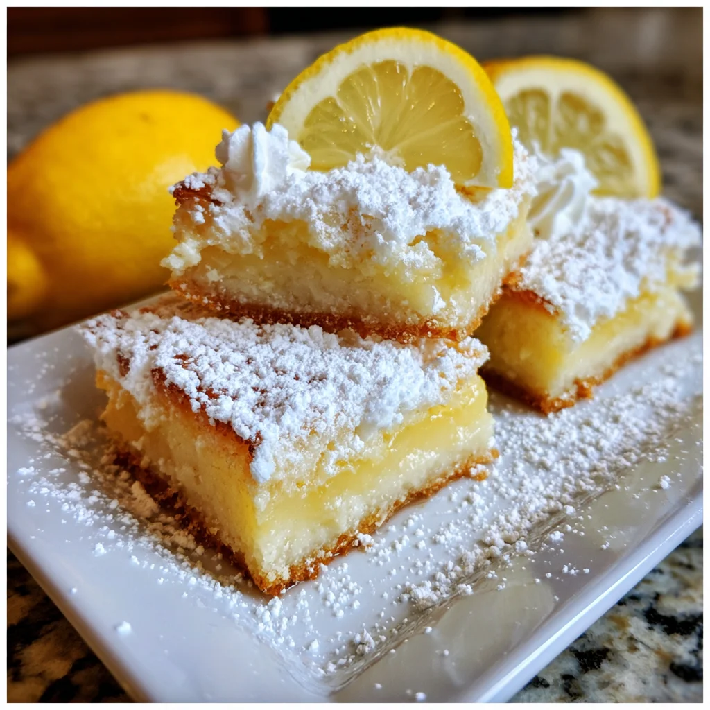 Lemon Delight Bars Recipe for a Refreshing Treat!