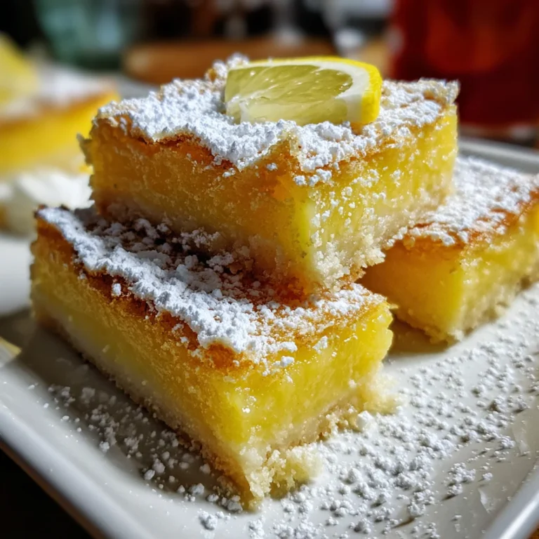 Lemon Delight Bars Recipe for a Refreshing Treat!