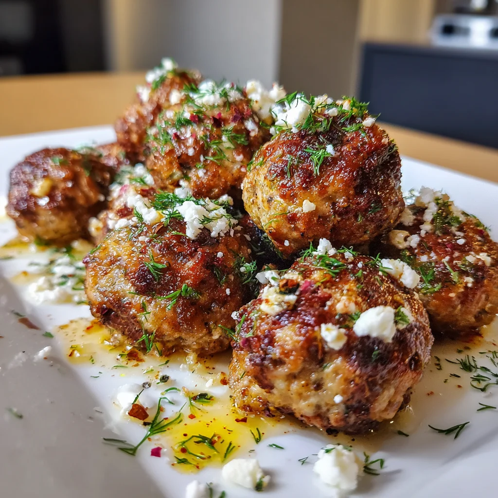 Greek Chicken Meatballs: A Delicious Flavor Adventure!