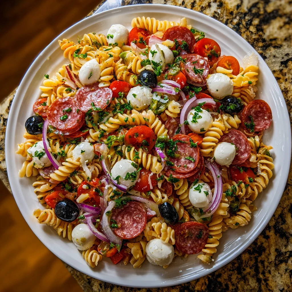 Zesty Italian Pasta Salad: A Flavorful Summer Delight