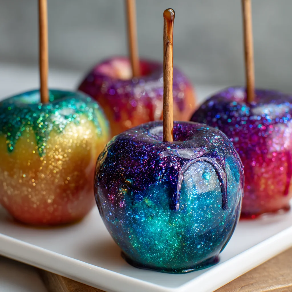 NEON GALAXY CANDY APPLES: A Colorful Treat Recipe!