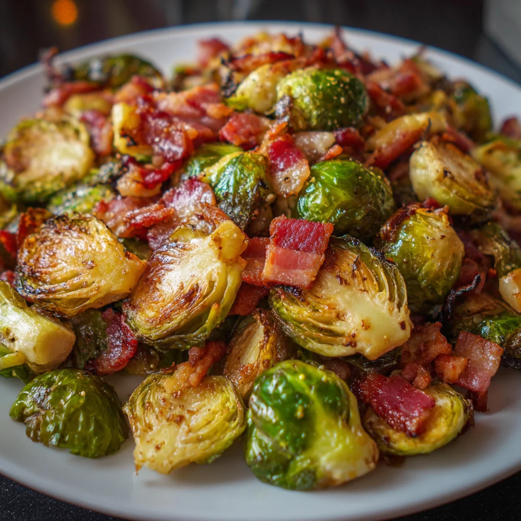 Roasted Brussels Sprouts Bacon Balsamic: A Flavorful Delight!