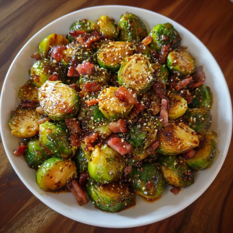 Roasted Brussels Sprouts Bacon Balsamic: A Flavorful Delight!