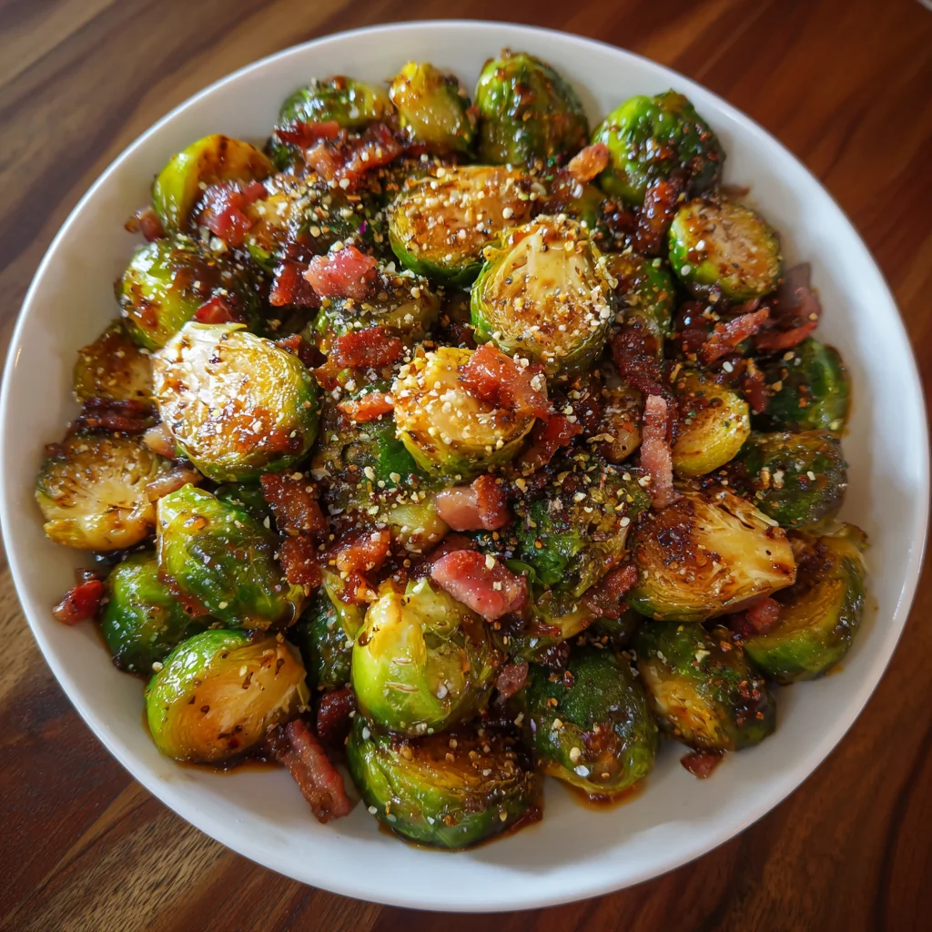 Roasted Brussels Sprouts Bacon Balsamic: A Flavorful Delight!
