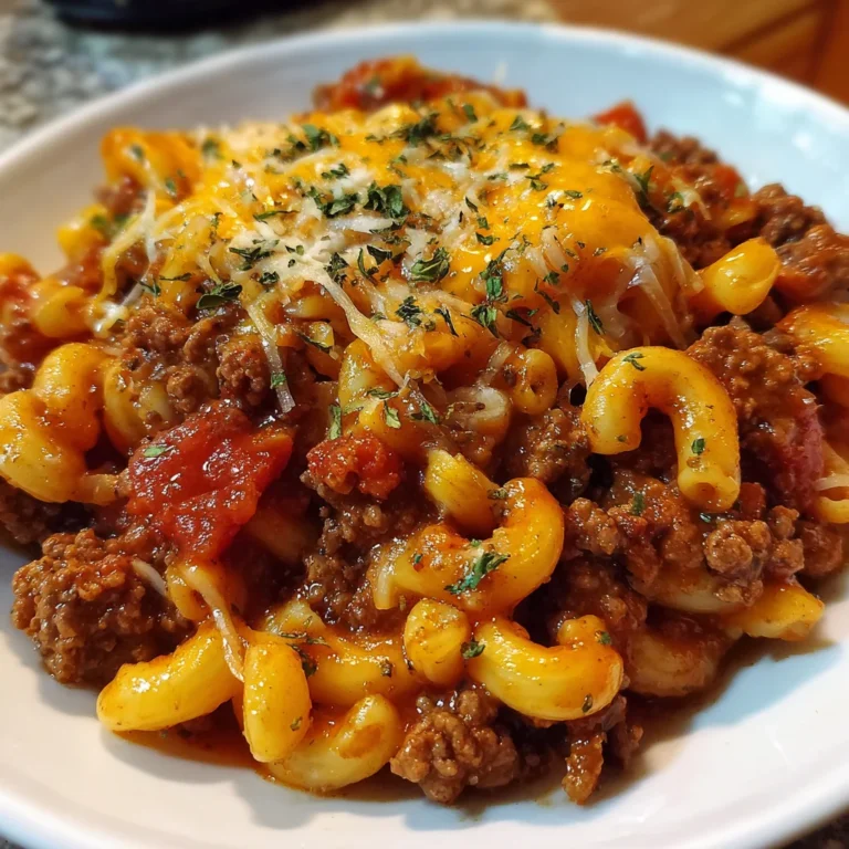 Cheesy Beef One-Pot: A Simple, Delicious Meal Awaits!
