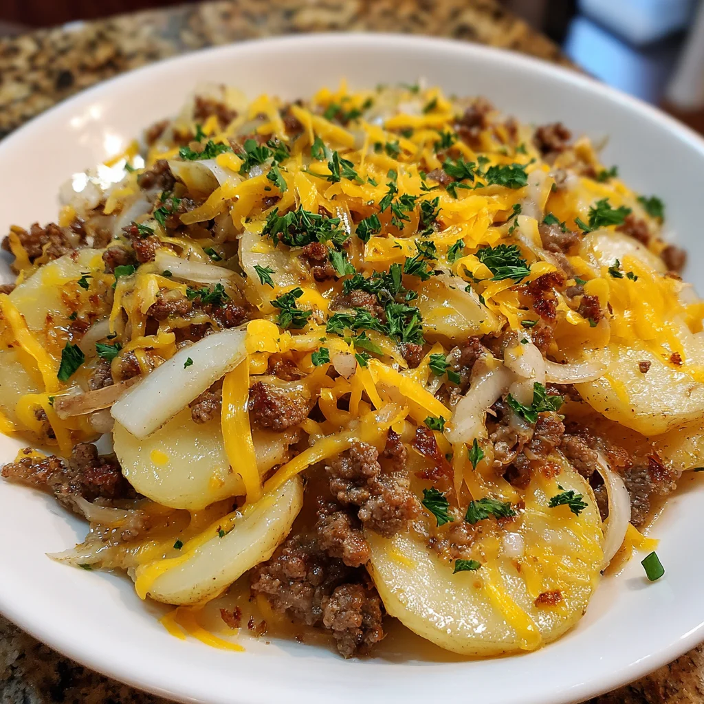 Crockpot Hamburger Potato Casserole: Easy Comfort Food!