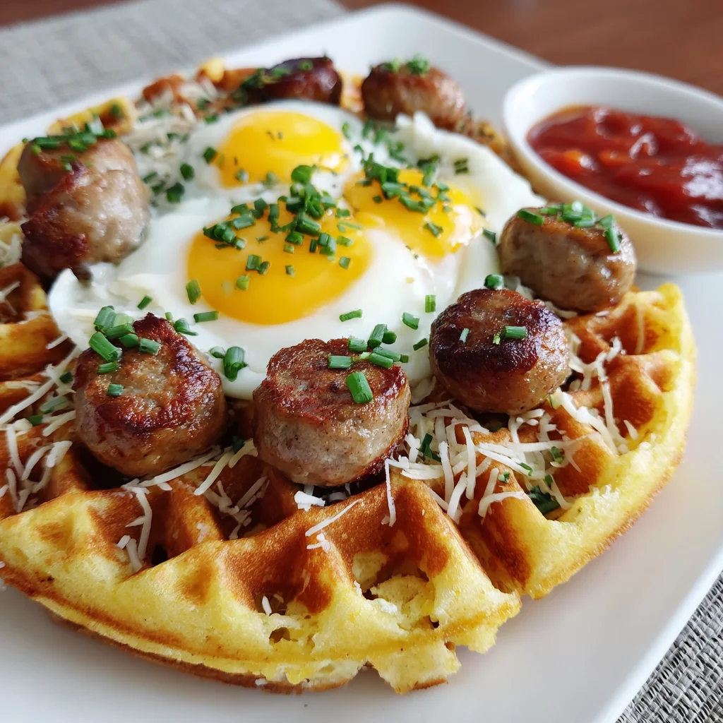 Mini Sausage and Egg Waffle Tacos: A Breakfast Delight!
