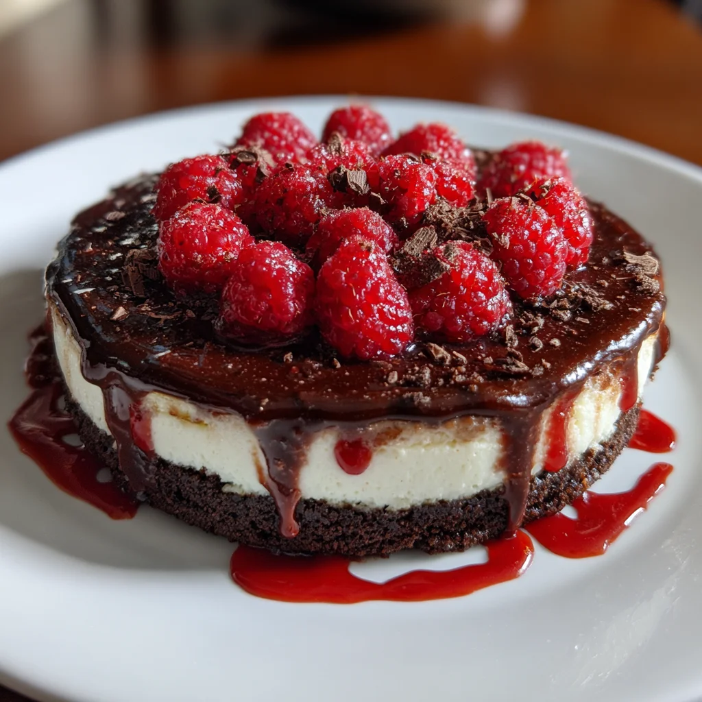Dark Chocolate Raspberry Cheesecake: Indulge in Bliss!