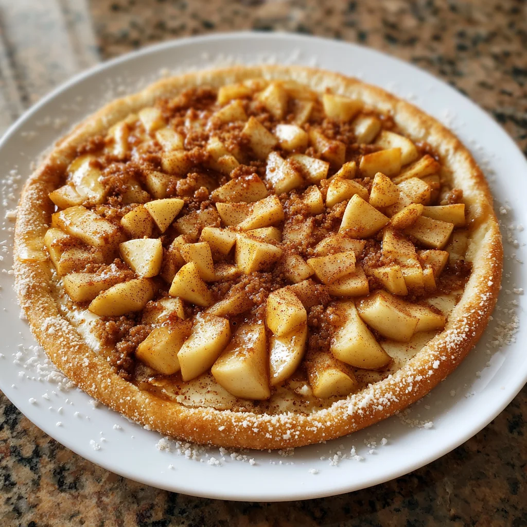 Apple Crisp Pizza Dessert: A Delightful Sweet Treat!