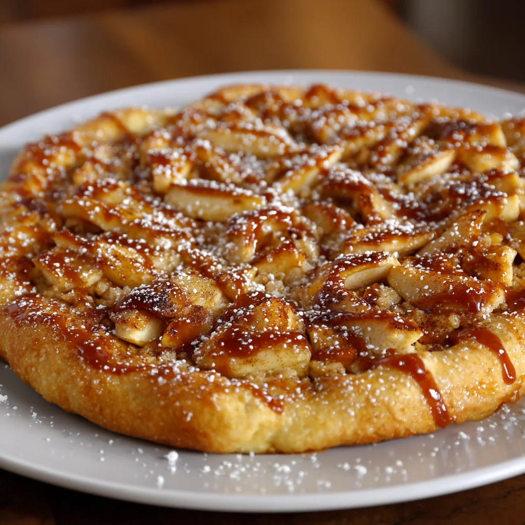 Apple Crisp Pizza Dessert: A Delightful Sweet Treat!