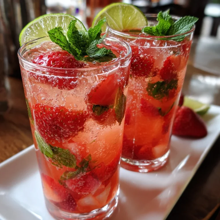 Strawberry Sparkler Mocktail Recipe for Refreshing Fun!