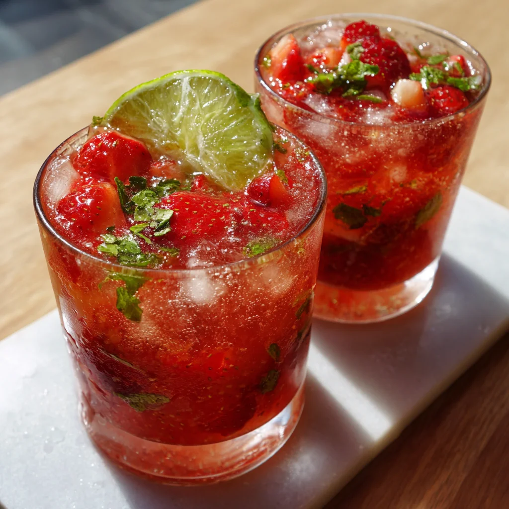 Strawberry Sparkler Mocktail Recipe for Refreshing Fun!