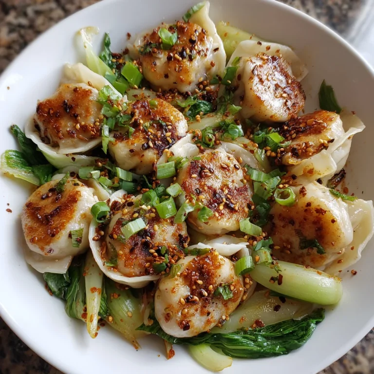 One Pan Dumpling Dinner: Quick, Flavorful & Easy!