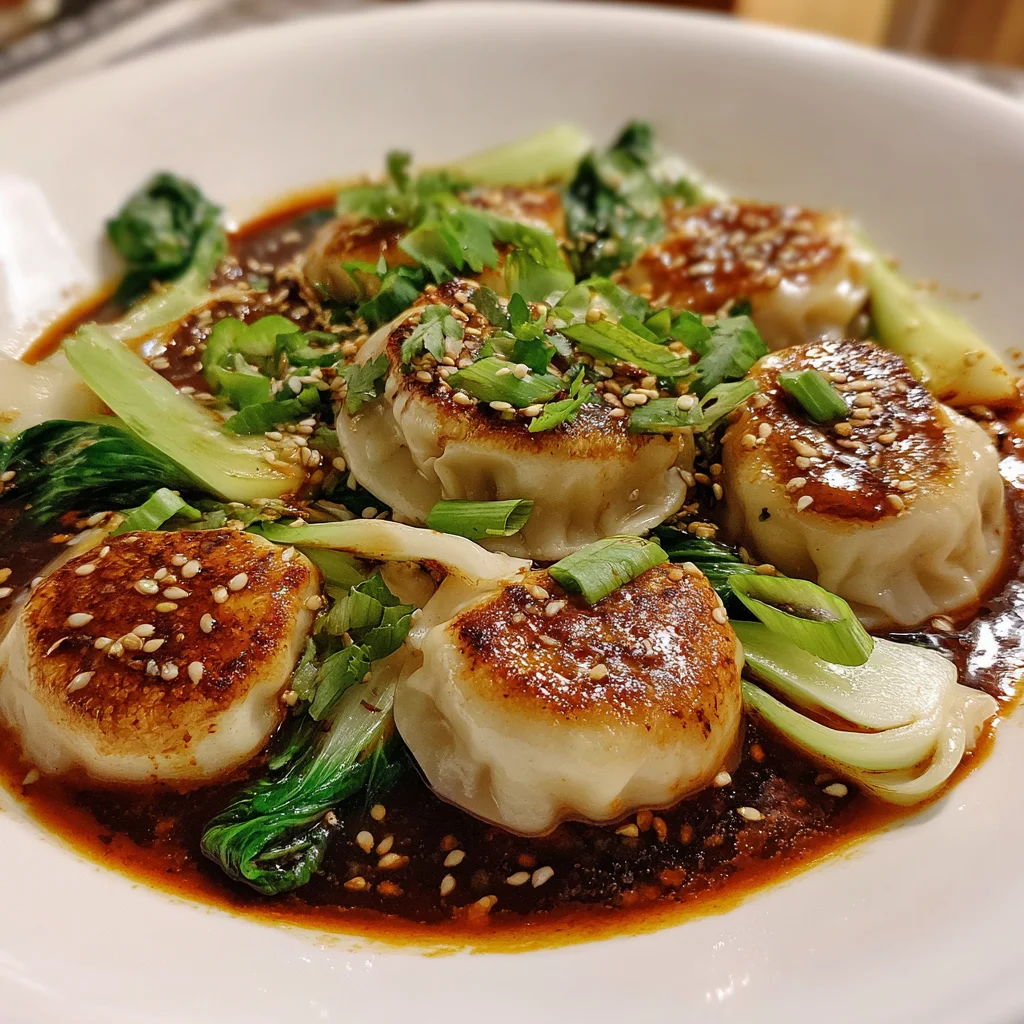 One Pan Dumpling Dinner: Quick, Flavorful & Easy!
