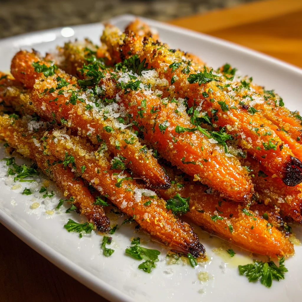 Parmesan Crusted Smashed Carrots are a must-try dish!