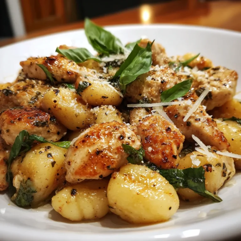 Garlic Chicken Gnocchi Skillet: A Creamy Delight Awaits!