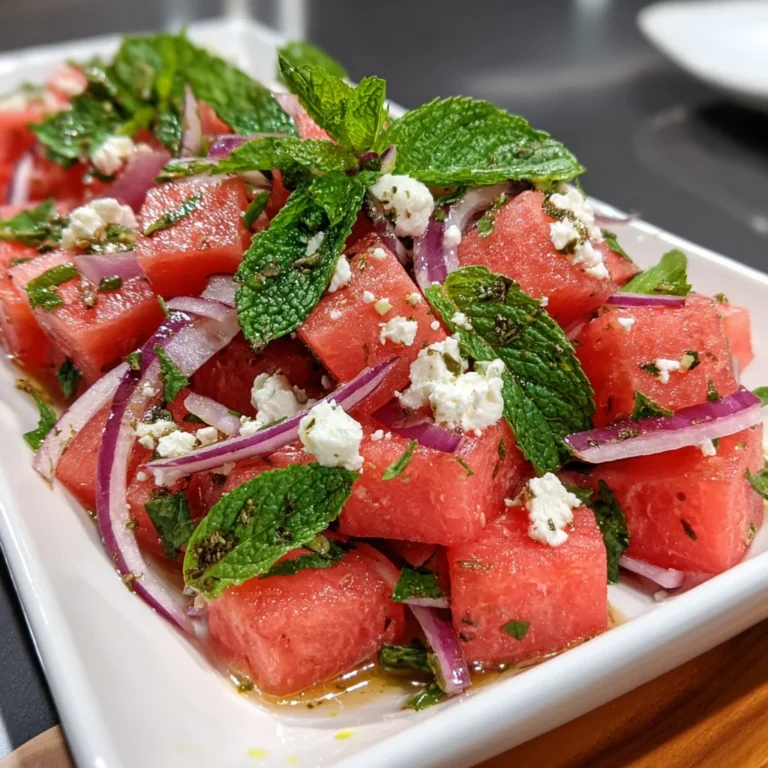Watermelon Feta Mint Salad: A Refreshing Summer Delight!