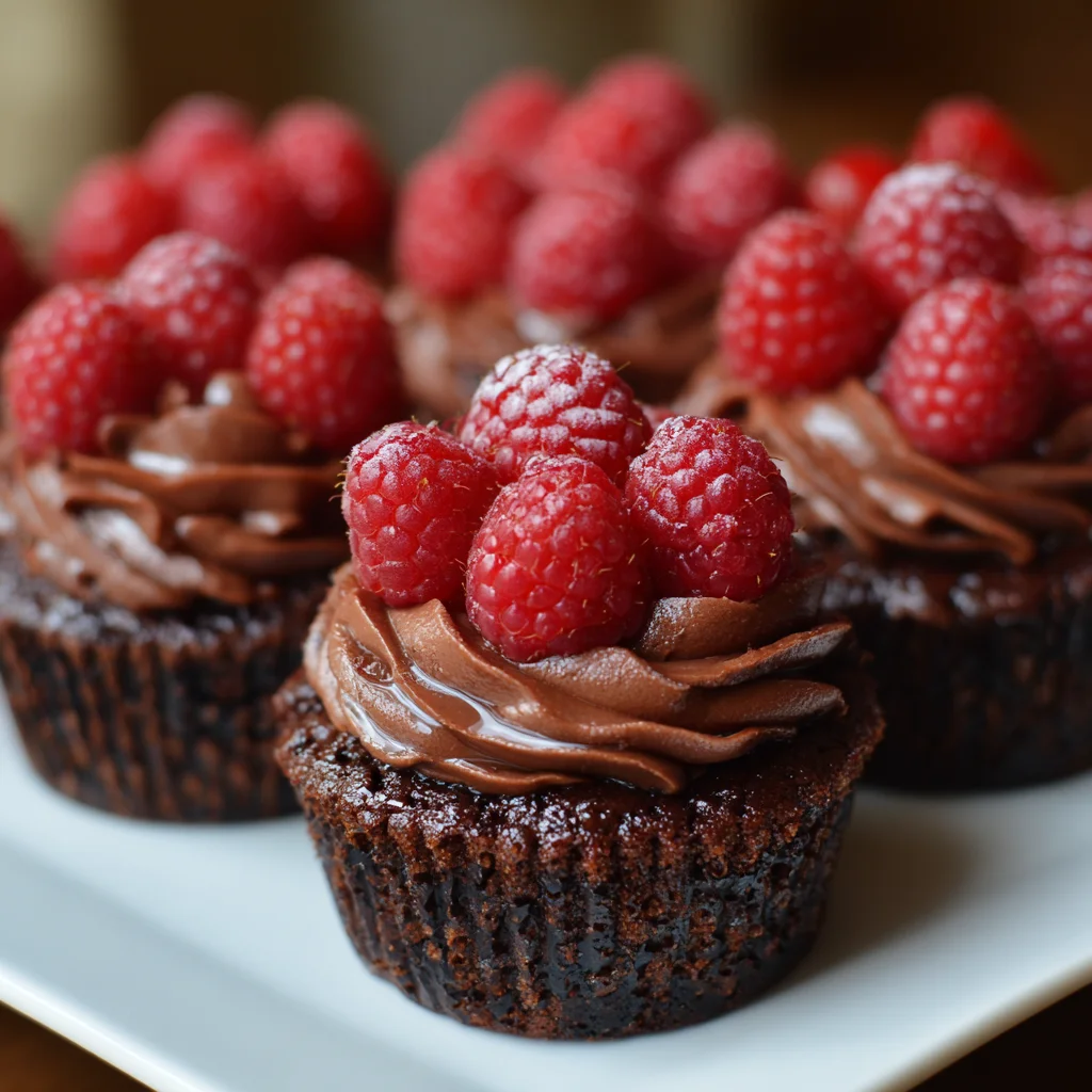 Raspberry Chocolate Cupcakes Tart: Indulge in This Delight!