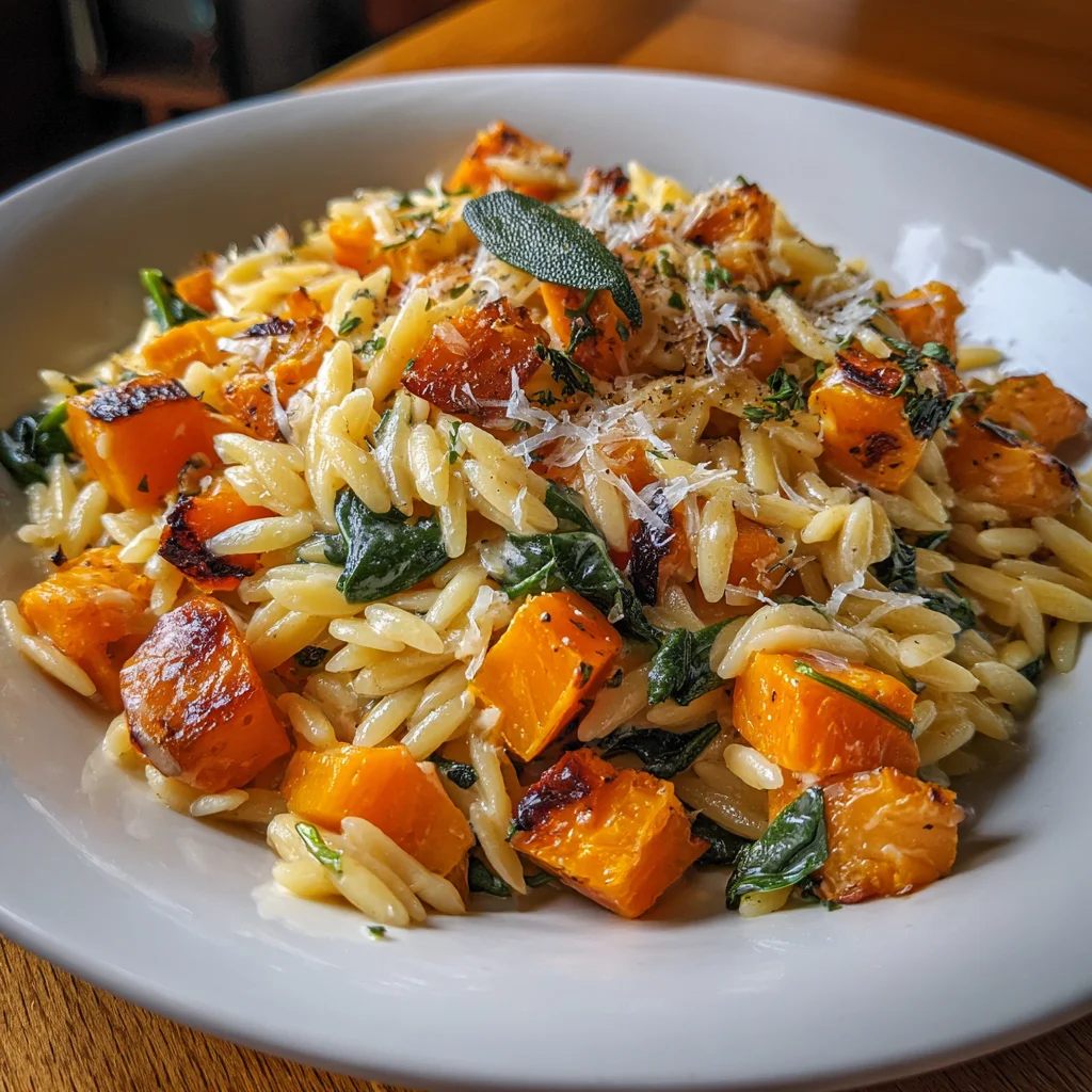 Creamy Butternut Squash Orzo: A Comforting Delight!