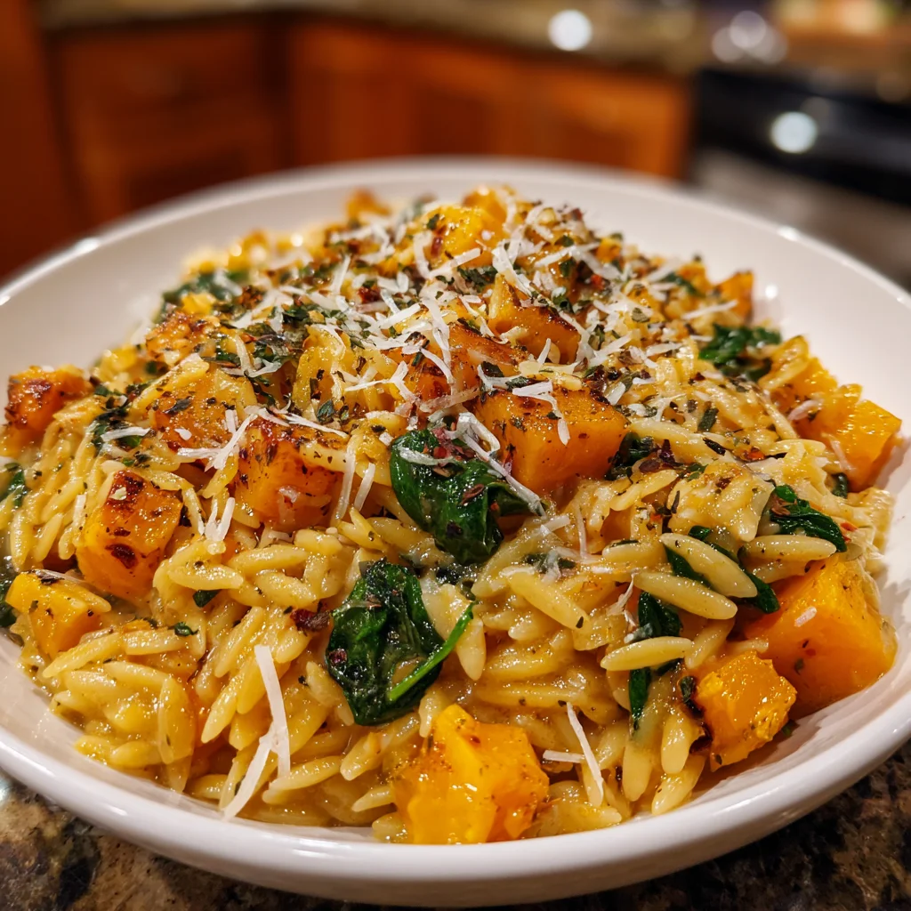 Creamy Butternut Squash Orzo: A Comforting Delight!
