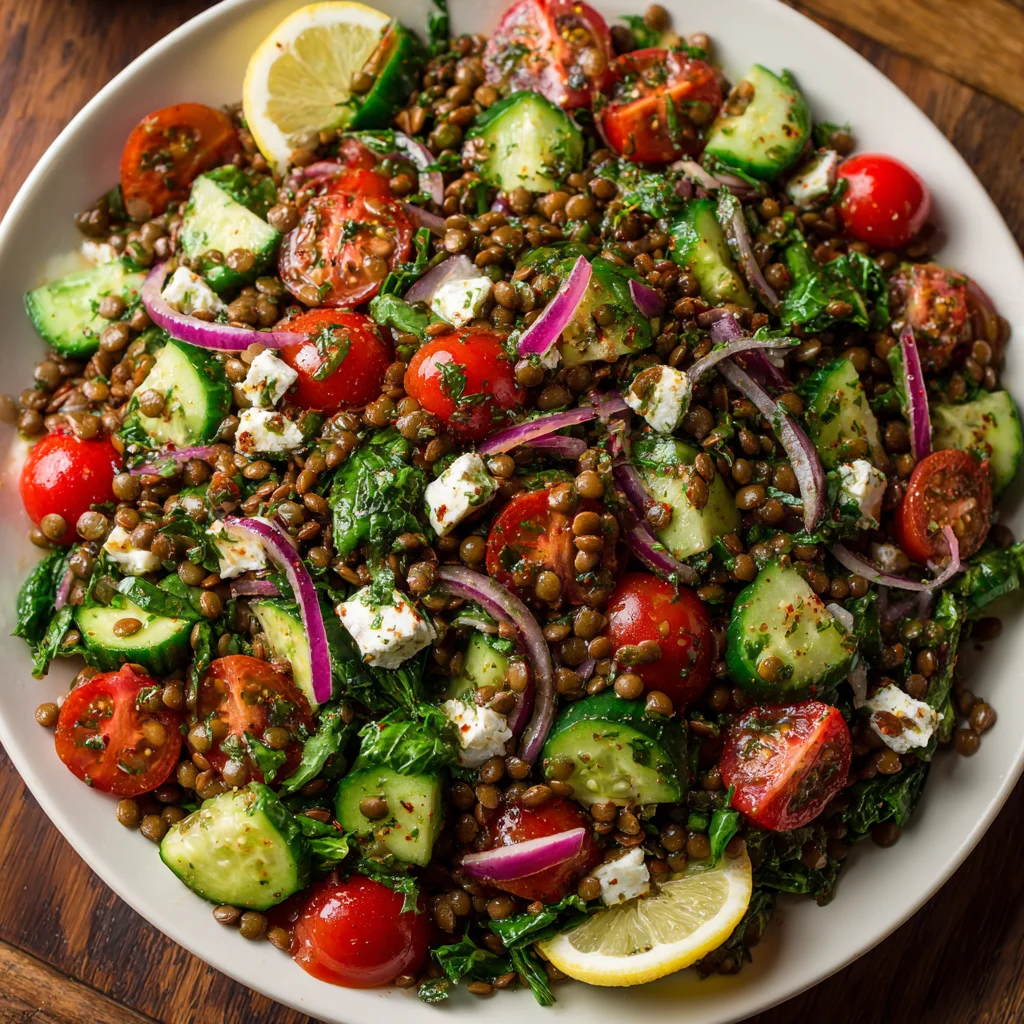 Mediterranean Lentil Salad: A Fresh, Healthy Delight!