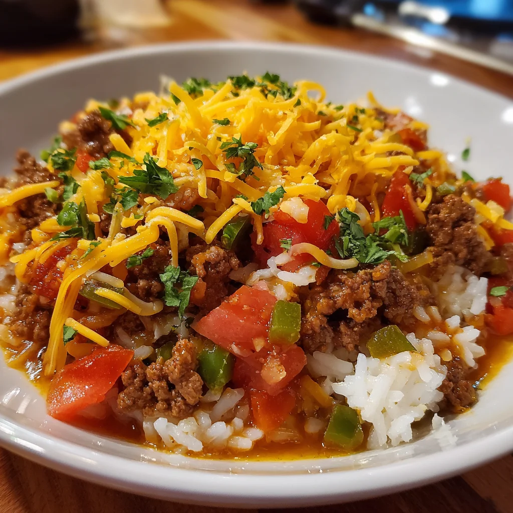 Easy Hamburger Rice Casserole: A Quick and Tasty Meal!