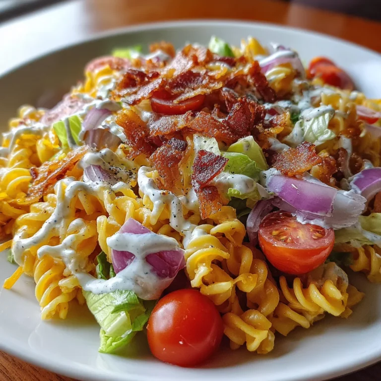BLT Pasta Avocado Ranch: A Creamy, Flavor-Packed Delight