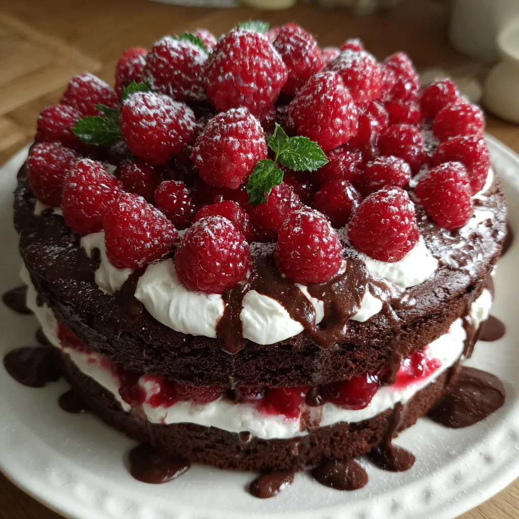 Chocolate Raspberry Layer Cake: A Must-Try Delight!