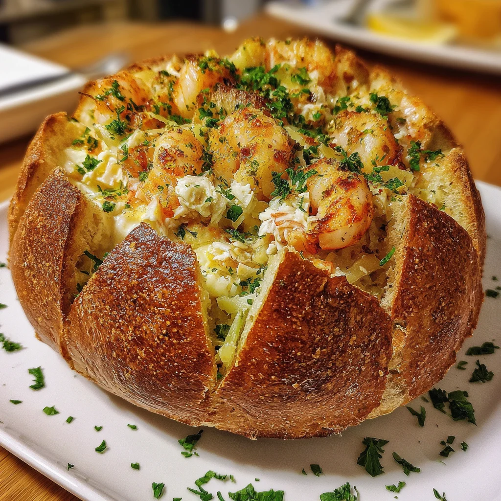 Stuffed Seafood Bread Bowl Recipe is a Must-Try Delight!