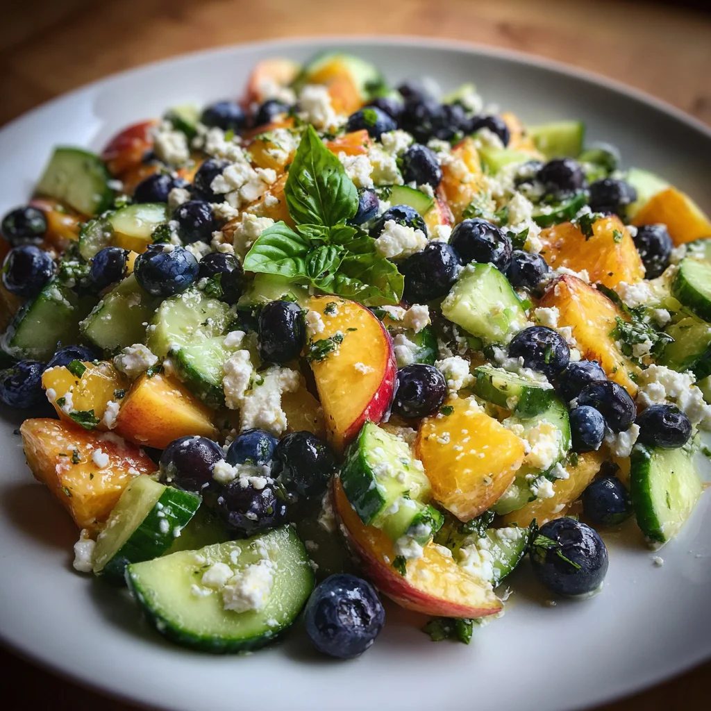 Blueberry Peach Feta Salad: A Fresh Summer Delight!