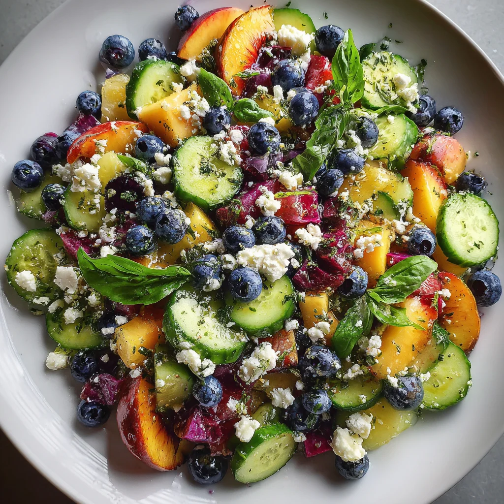 Blueberry Peach Feta Salad: A Fresh Summer Delight!