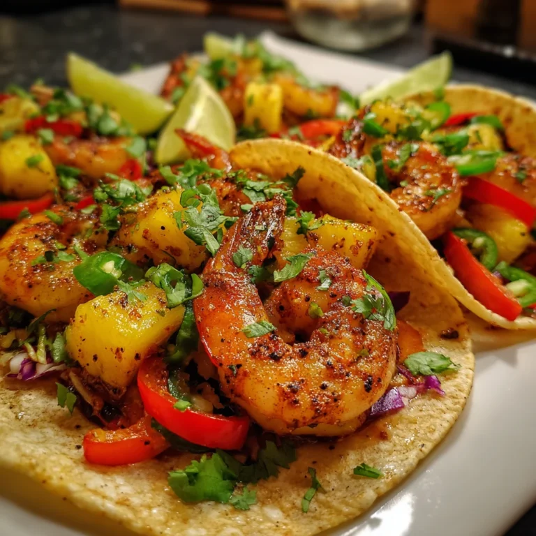 Sheet Pan Pineapple Shrimp Tacos: A Quick Delight!