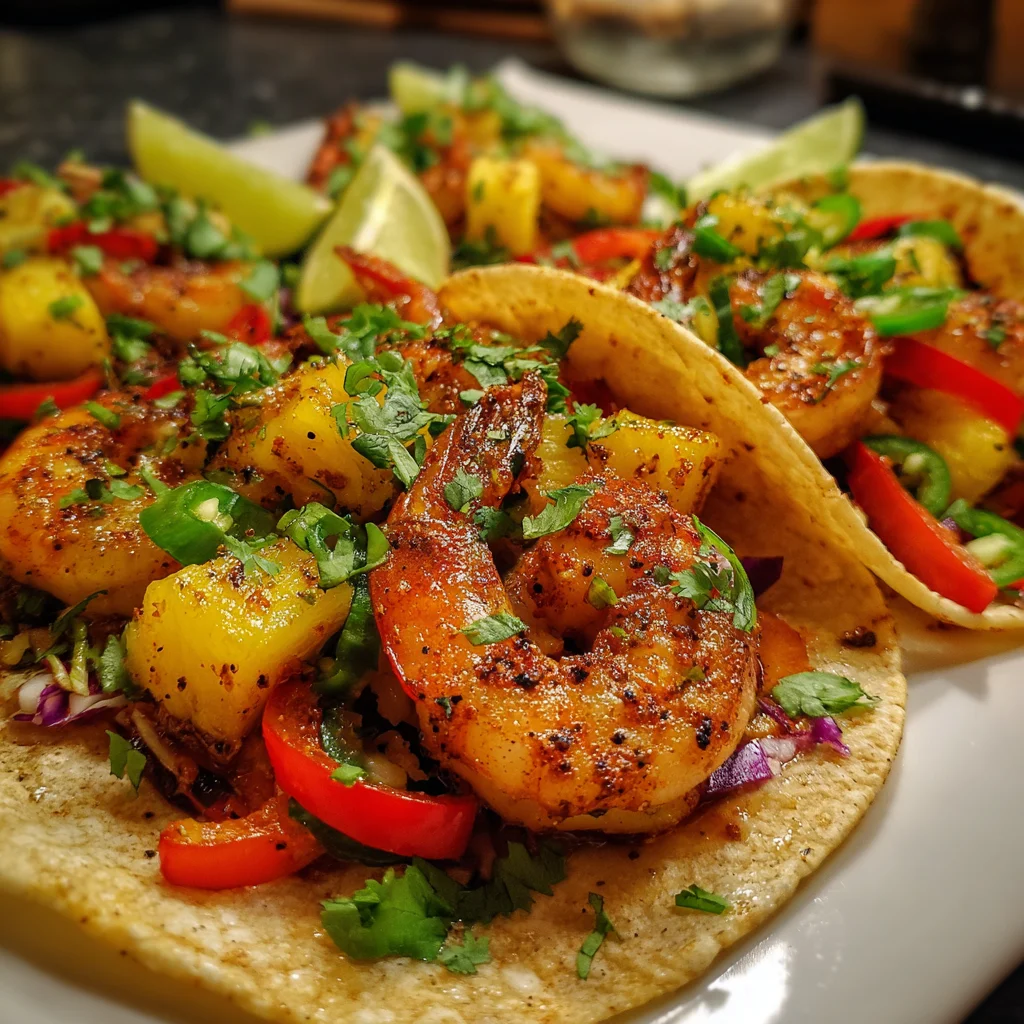 Sheet Pan Pineapple Shrimp Tacos: A Quick Delight!