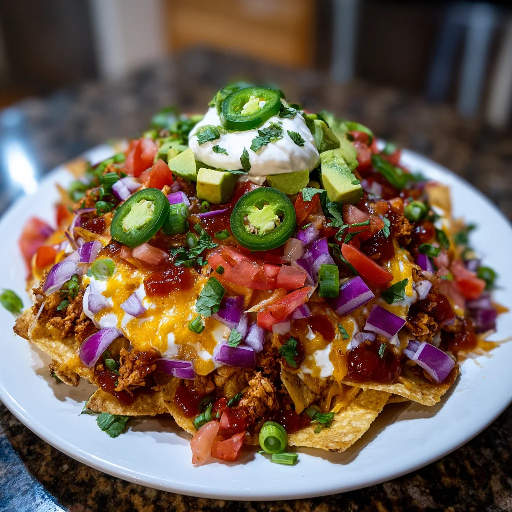 Loaded Chicken Nachos Feast: A Delicious Delight Awaits!
