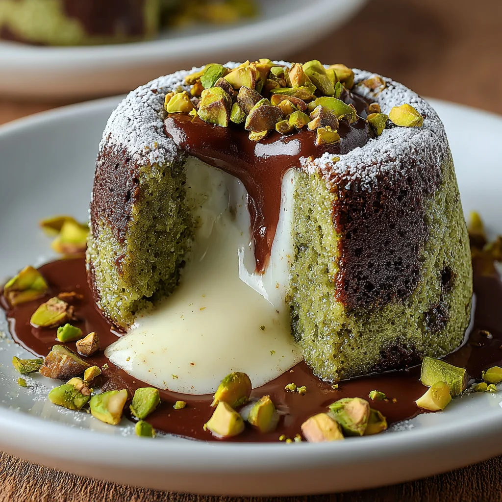 Pistachio Chocolate Lava Cakes: A Decadent Delight!