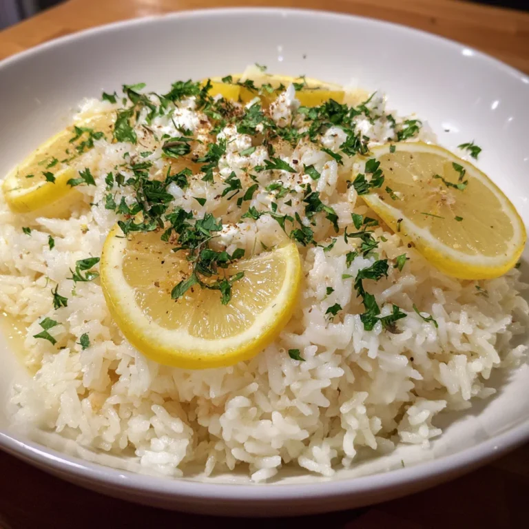 Greek Lemon Rice: Discover This Refreshing Recipe!