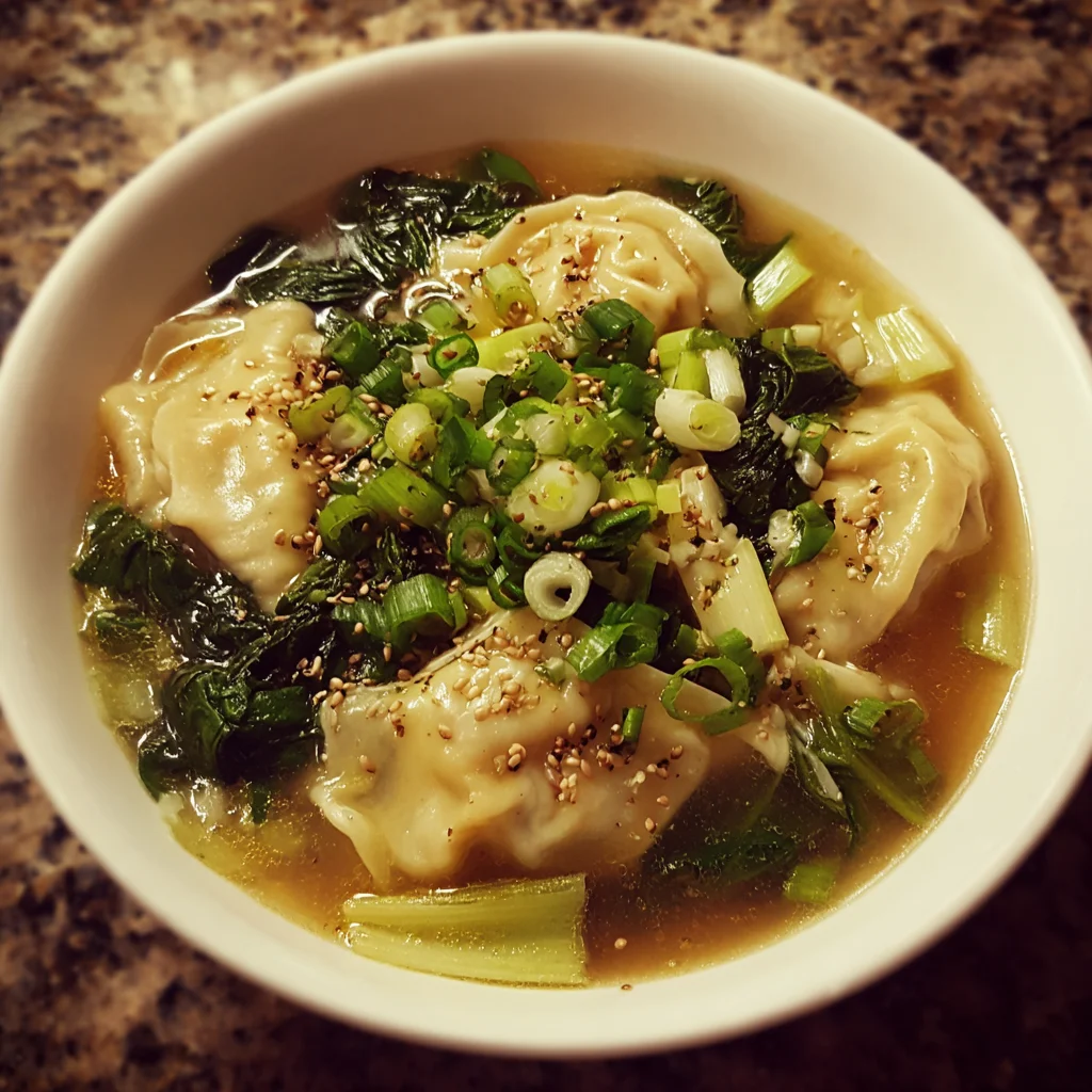 Comforting Potsticker Soup: A Warm Bowl of Joy