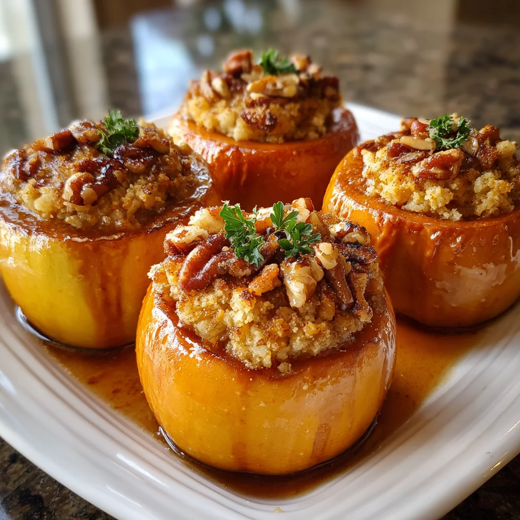 Pumpkin Pie Stuffed Apples: A Cozy Autumn Delight!