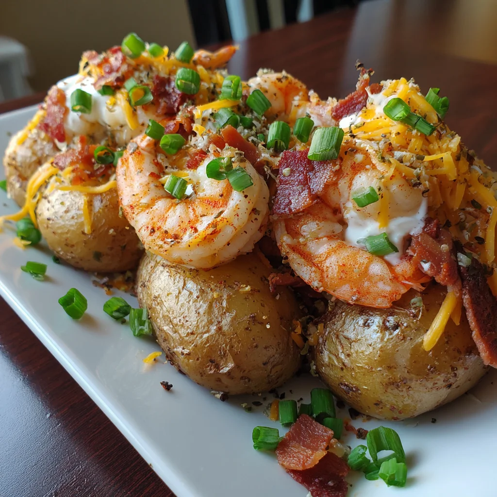 Loaded Shrimp Turkey Bacon Potato: A Delicious Twist!