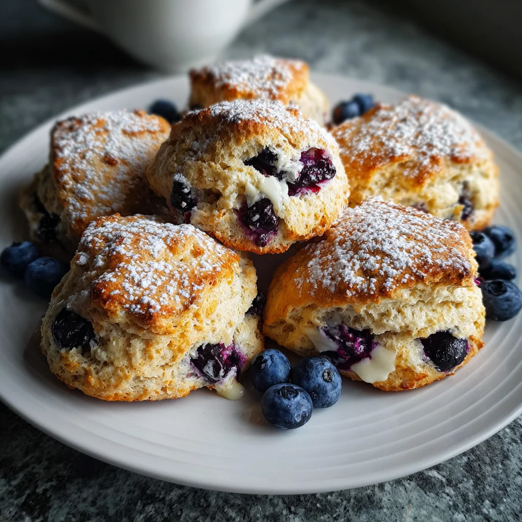 Blueberry Lemon Scones: Delightfully Tangy and Soft!
