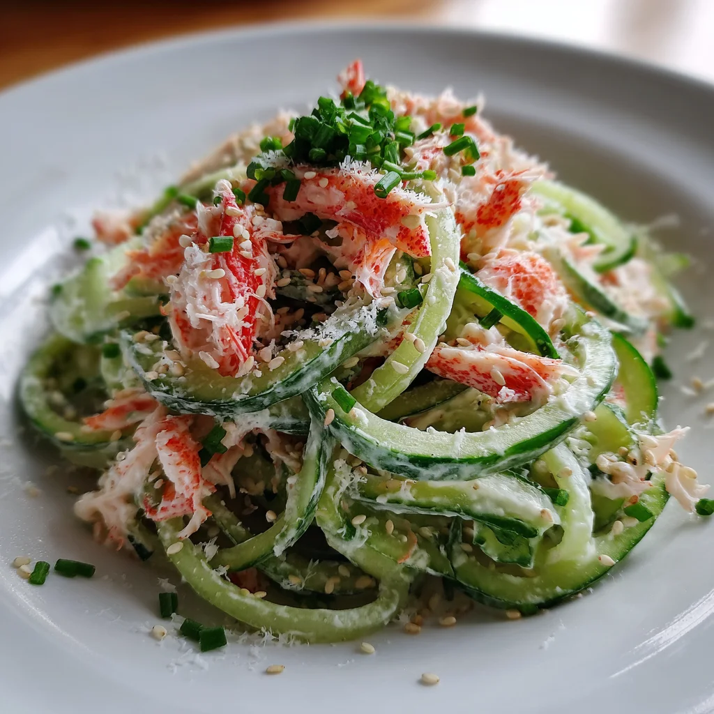Cucumber Salad with Crab Meat Delight that's Irresistible!