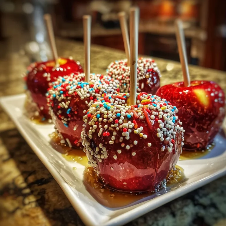 Frosty Wonderland Candy Apples: Delight in Every Bite!