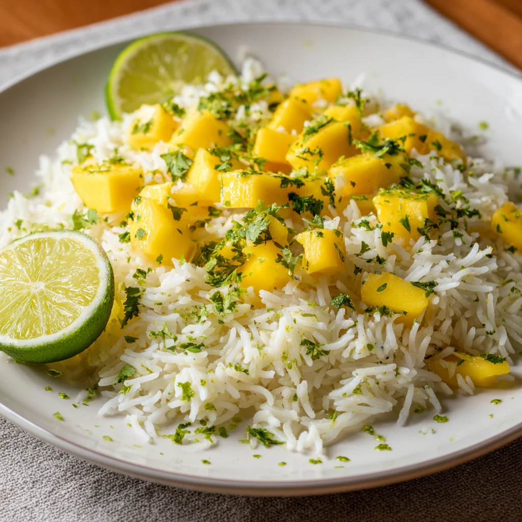 Delicious Mango Lime Rice Recipe: a refreshing twist!