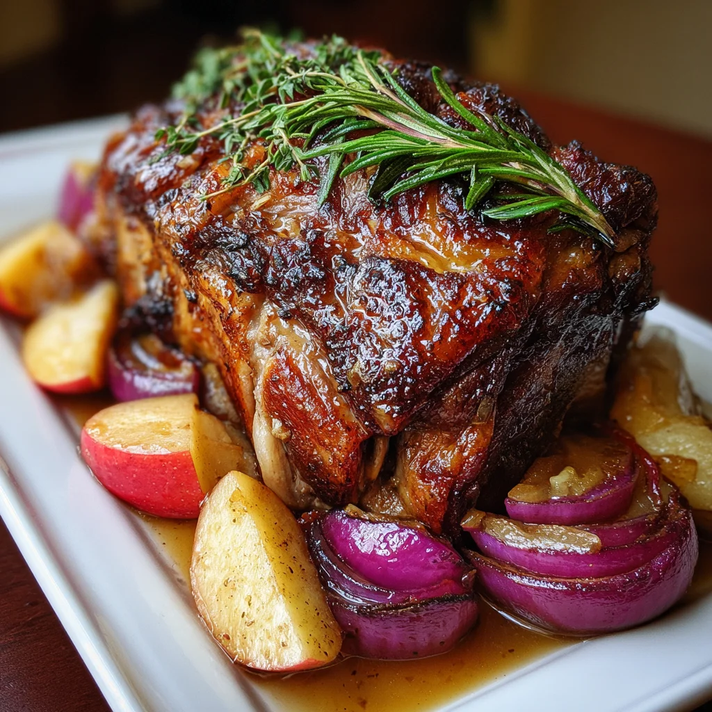Apple Cider Braised Pork Shoulder is a must-try recipe!