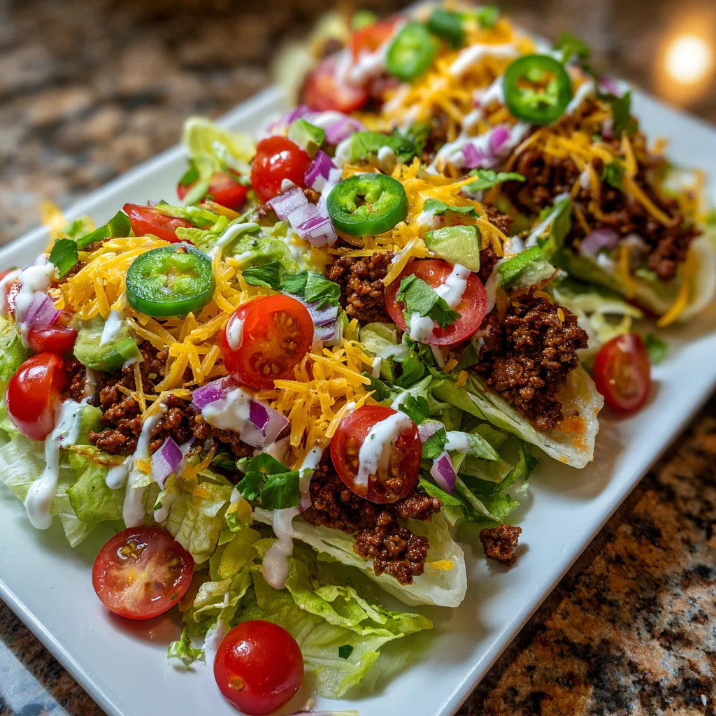 Taco Wedge Salad: A Flavorful Twist on Classic Tacos!