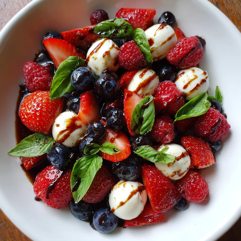 Mixed Berry Caprese Salad: A Refreshing Summer Delight!