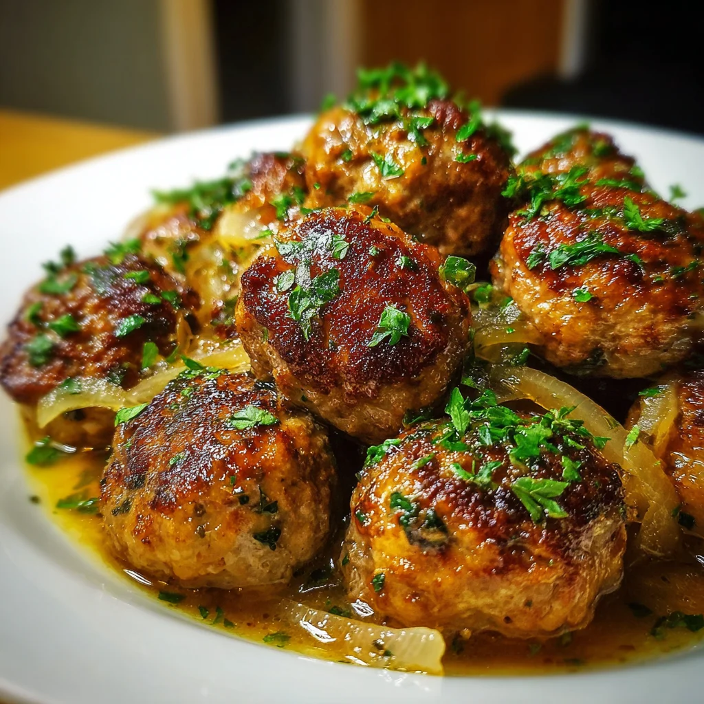 Crock Pot French Onion Meatballs: Delight in Every Bite!