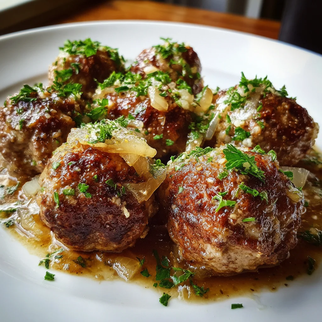 Crock Pot French Onion Meatballs: Delight in Every Bite!