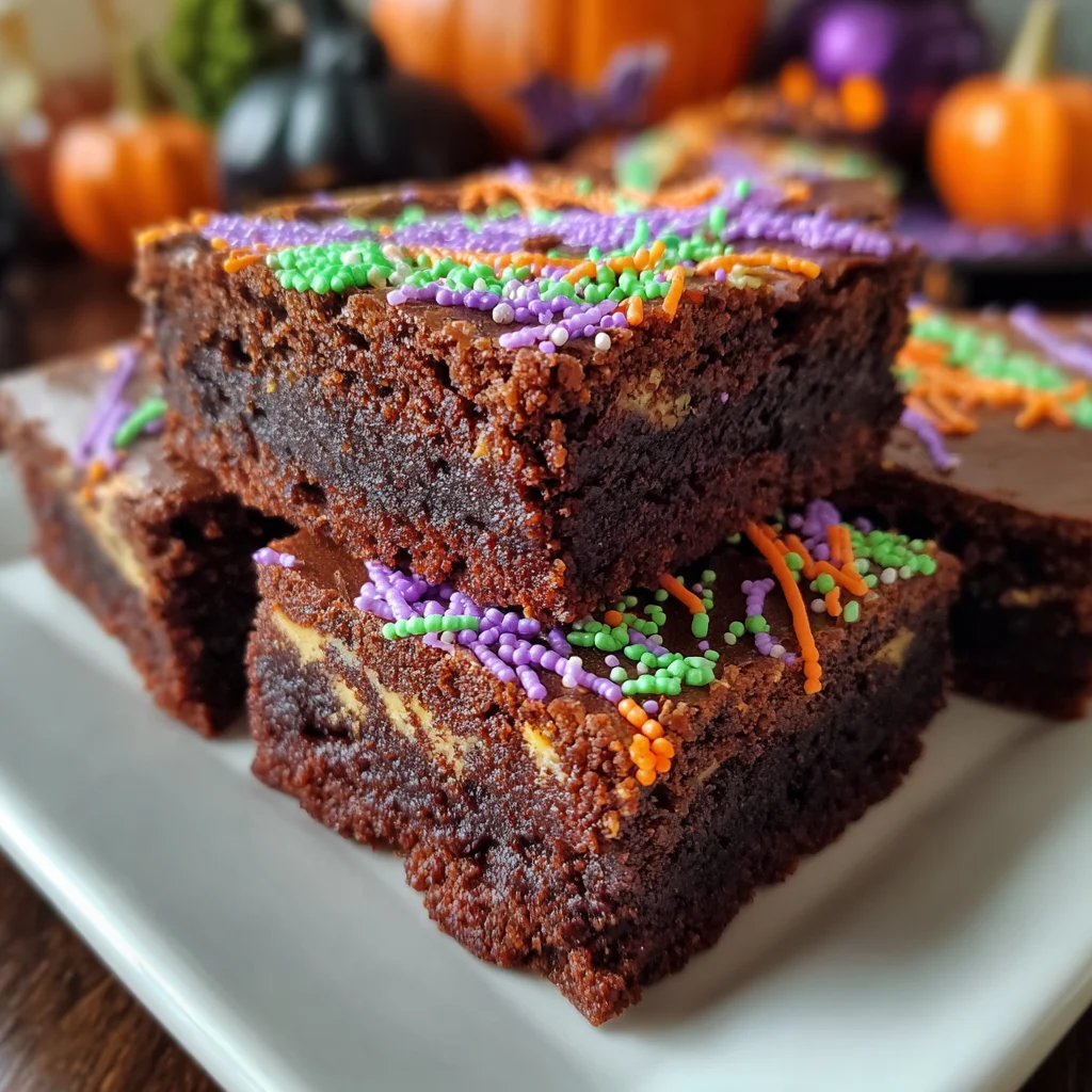 Halloween Cheesecake Brownies: Indulge in Spooky Delights!